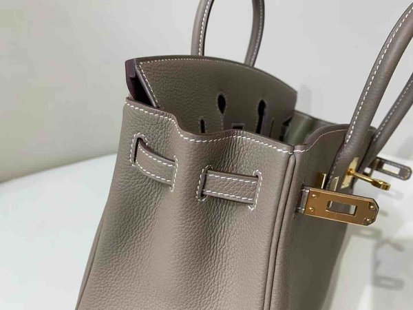 Hermès Birkin25 Togo Etoupe x Gold Hardware