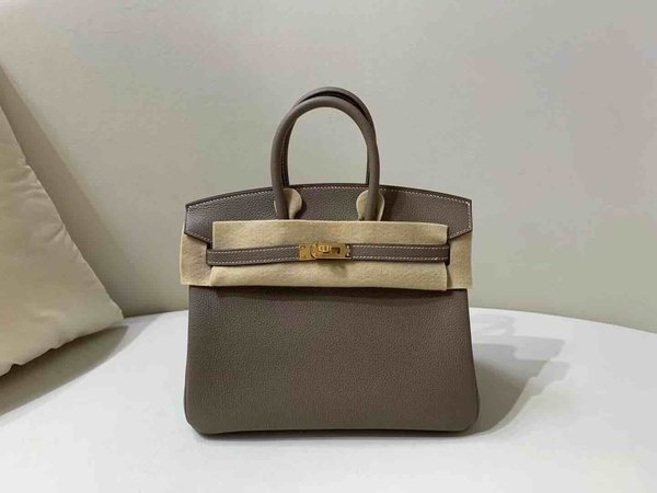 Hermès Birkin25 Togo Etoupe x Gold Hardware