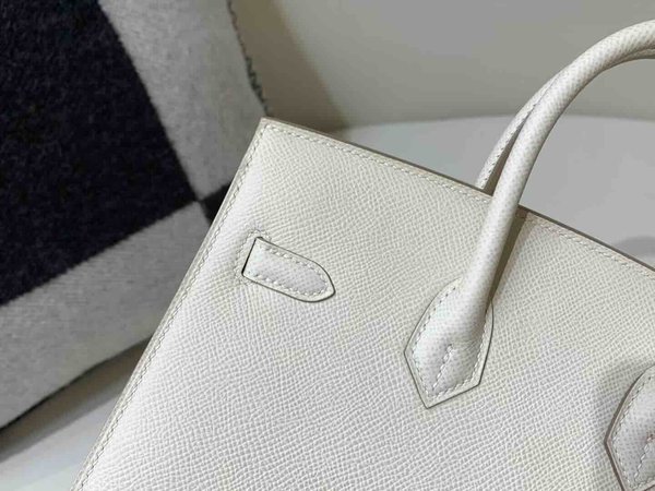 Hermès Birkin 25 Epsom Sellier Craie x Gold Hardware