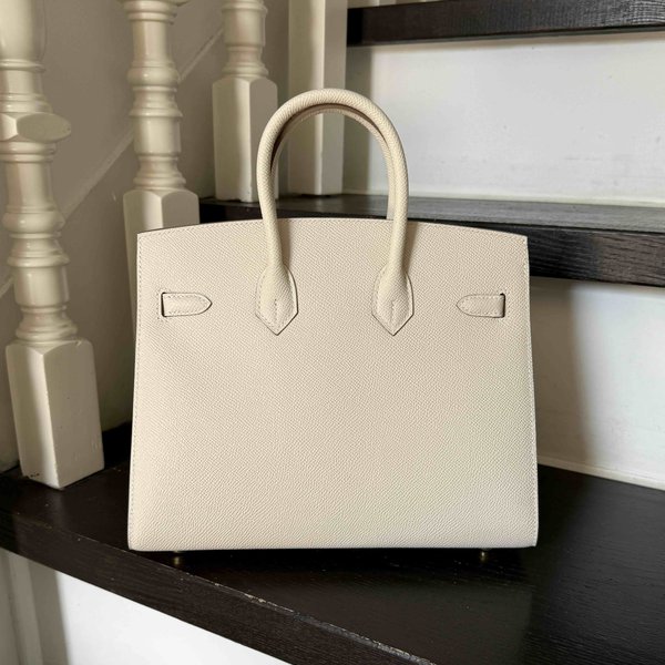 Hermès Birkin25 Epsom Craie x Gold Hardware