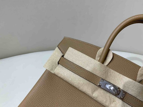 Hermès Birkin 25 Togo Chai x Palladium Hardware