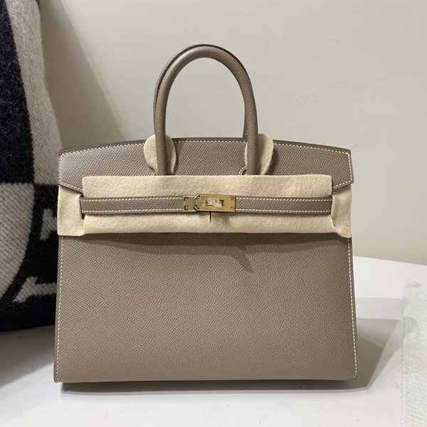 Hermès Birkin 25 Epsom Etoupe x Gold Hardware