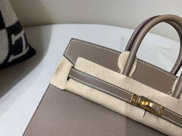 Hermès Birkin 25 Epsom Etoupe x Gold Hardware