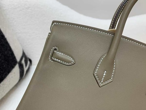 Hermès Birkin 25 Swift Etoupe x Gold hardware