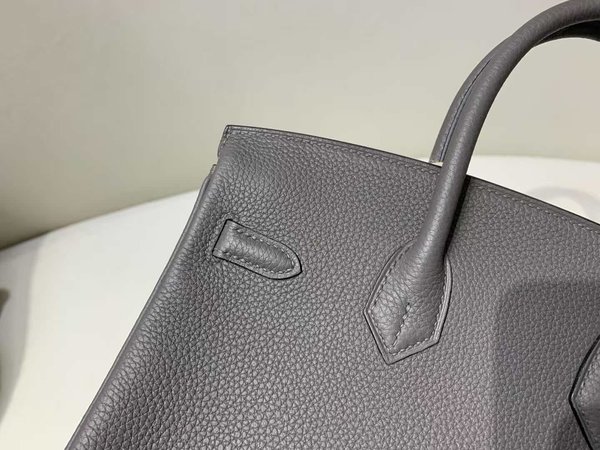 Hermès Birkin 25 Togo Étains x Rose Gold Hardware