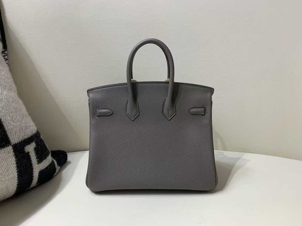 Hermès Birkin 25 Togo Étains x Rose Gold Hardware
