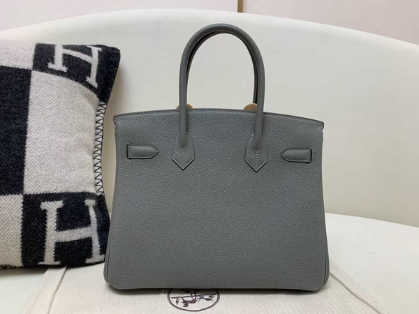 Hermès Birkin 25 Togo Gris Mouette x Palladium Hardware