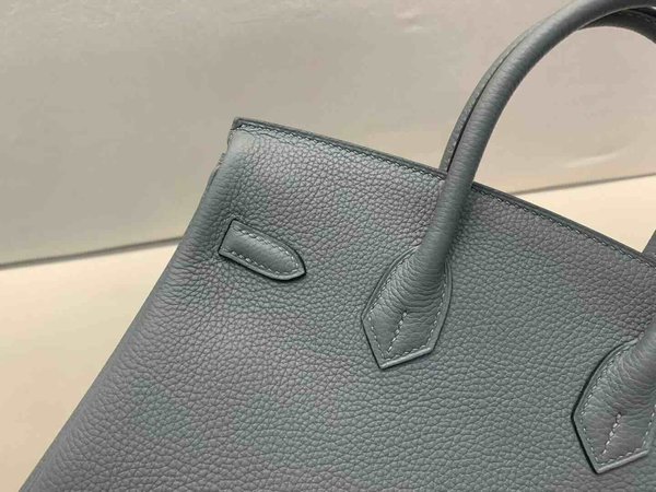 Hermès Birkin 25 Togo Vert Amande x Palladium Hardware