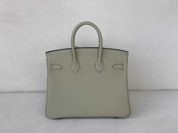 Hermès Birkin25 Togo, Vert Olive x Palladium Hardware