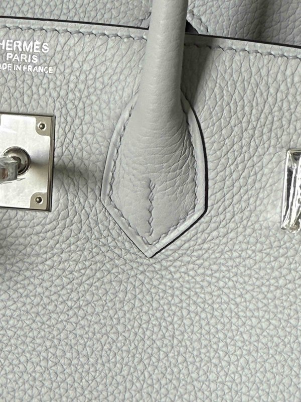 Hermès Birkin 25 Blue Pale Togo x Palladium Hardware