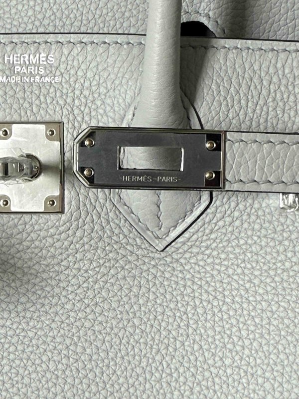 Hermès Birkin 25 Blue Pale Togo x Palladium Hardware