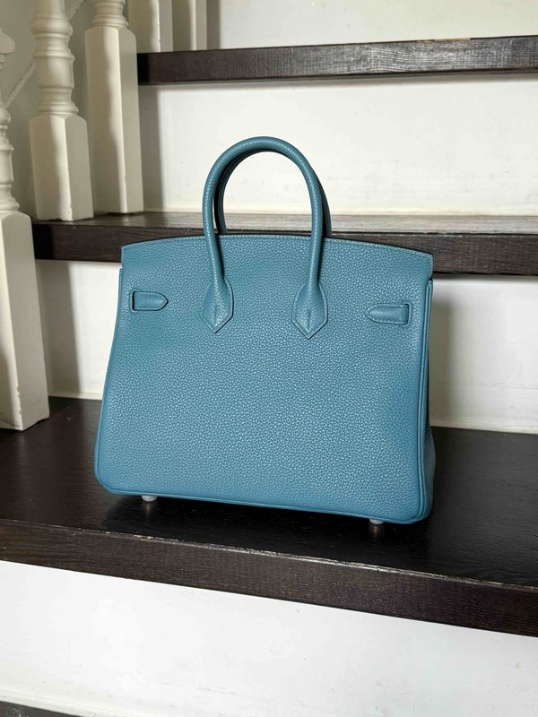 Hermès Birkin25 Togo Blue Cpbalt x Gold Hardware