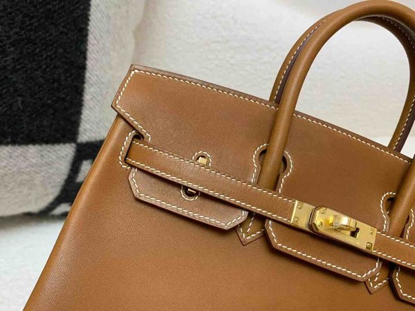 Hermès Birkin 25 Barenia Natural x Gold Hardware