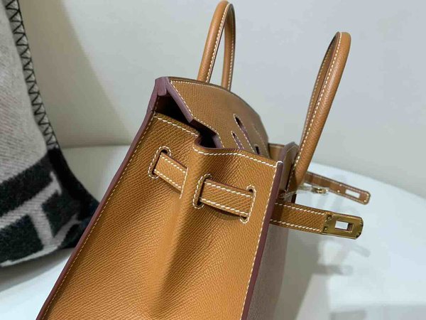 Hermès Birkin25 Epsom Gold x Gold Hardware