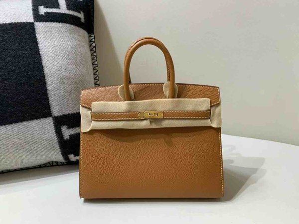 Hermès Birkin25 Epsom Gold x Gold Hardware