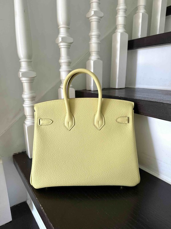 Hermès Birkin25 Togo Jaune Poussin x Gold Harware