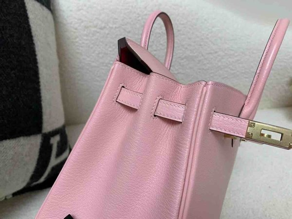 Hermès Birkin 25 Chevre Rose Sakura & Rose Mexico x Gold Hardware