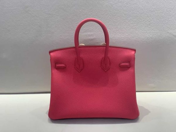 Hermès Birkin 25 Togo Rose Jaipur x Gold Hardware