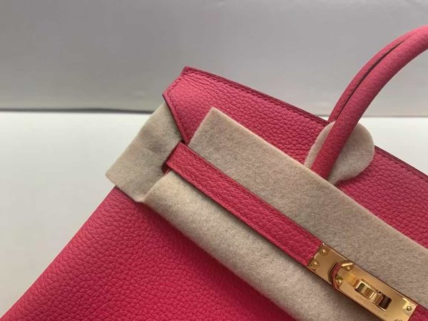 Hermès Birkin 25 Togo Rose Jaipur x Gold Hardware
