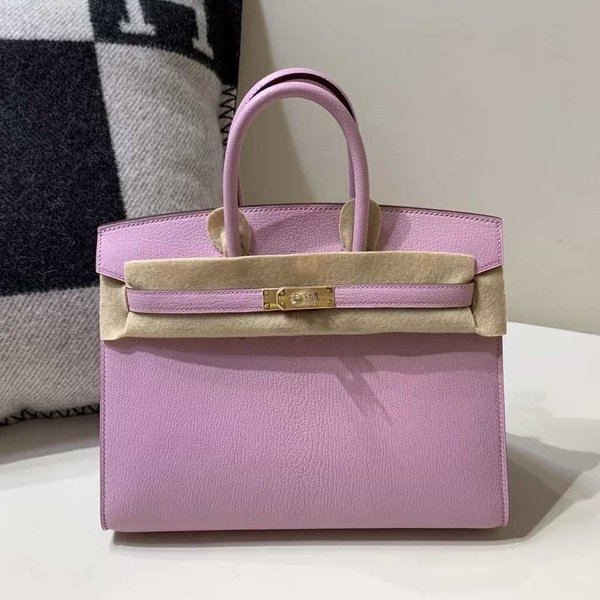 Hermès Birkin 25 Togo Mauve Sylvestre x Gold Hardware(HCP)