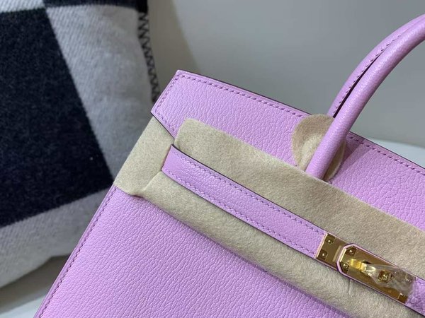 Hermès Birkin 25 Togo Mauve Sylvestre x Gold Hardware(HCP)