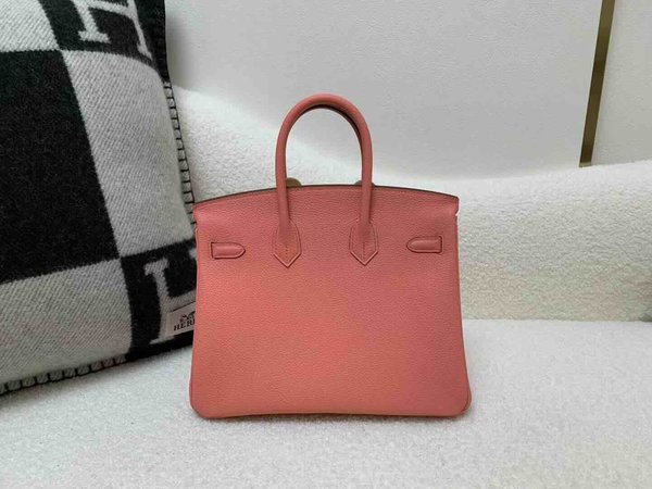 Hermès Birkin 25 Togo Crevette x Palladium Hardware