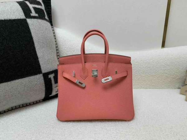 Hermès Birkin 25 Togo Crevette x Palladium Hardware