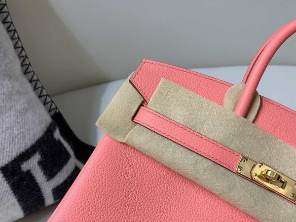 Hermès Birkin 25  Togo Crevette x Gold Hardware