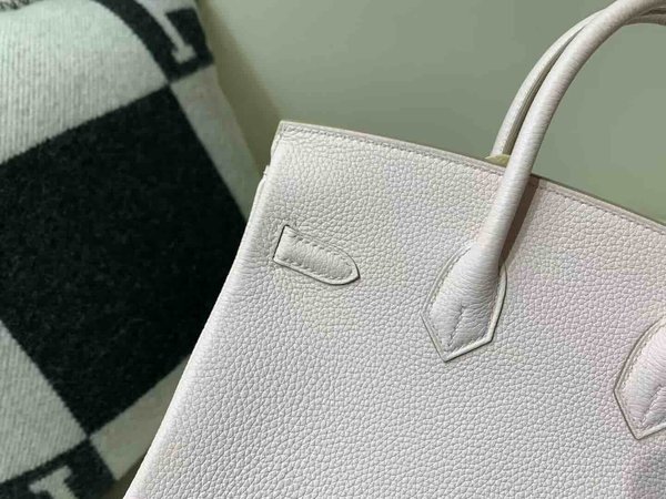 Hermès Birkin 25 Togo Rose Darling x Palladium Hardware