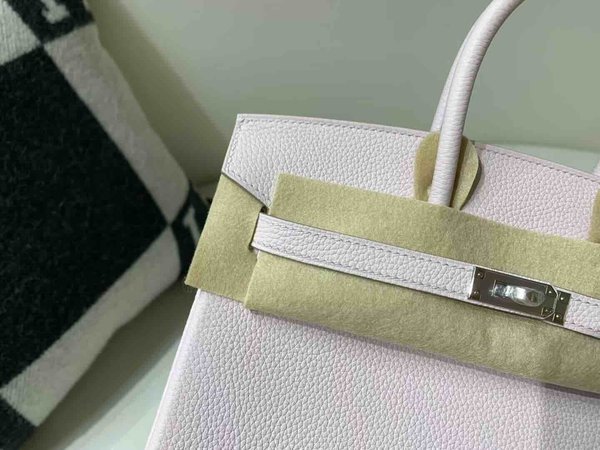 Hermès Birkin 25 Togo Rose Darling x Palladium Hardware