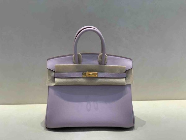 Hermès Birkin 25 Swift Lilac x Gold Hardware