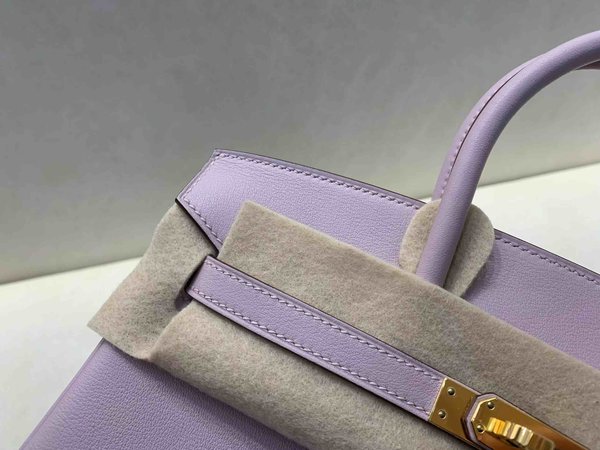 Hermès Birkin 25 Swift Lilac x Gold Hardware