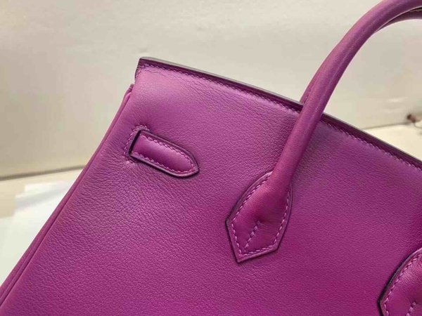 Hermès Birkin 25 Swift Anemone x Gold Hardware