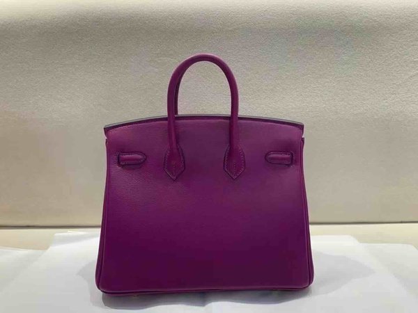 Hermès Birkin 25 Swift Anemone x Gold Hardware