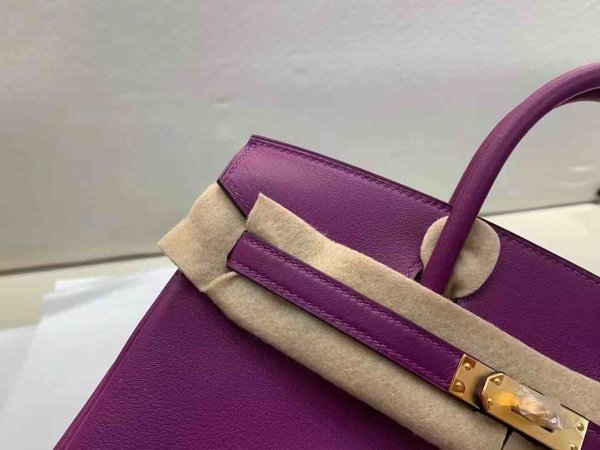 Hermès Birkin 25 Swift Anemone x Gold Hardware