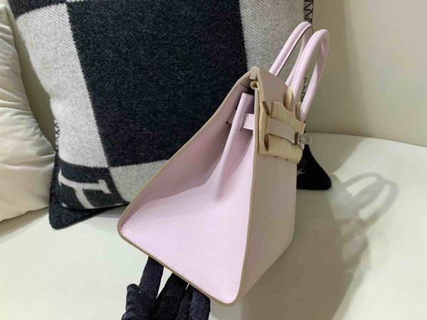 Hermès Birkin 25 Epsom Sellier Dreamy Purple x Palladium Hardware