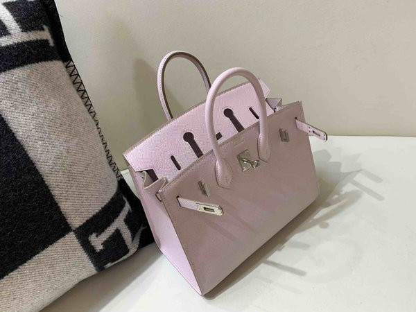 Hermès Birkin 25 Epsom Sellier Dreamy Purple x Palladium Hardware