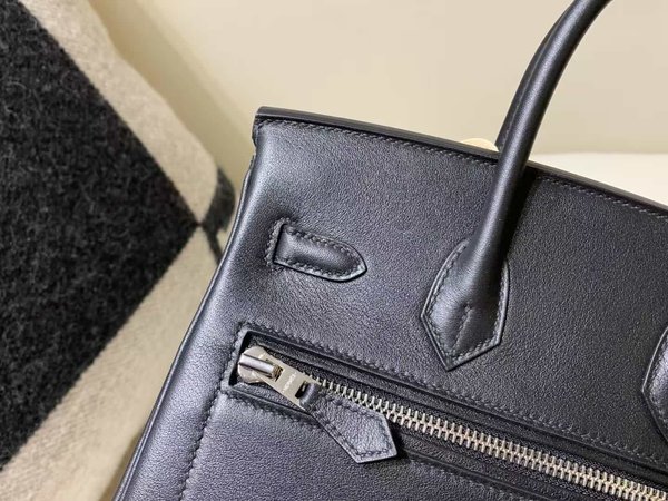 Hermès Birkin 25 Cargo Rock in Noir Swift x Palladium Hardware