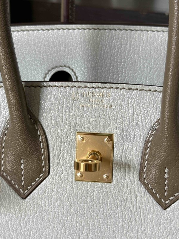 Hermes Birkin25 Chevre Mysore Epsom x Palladium Hardware