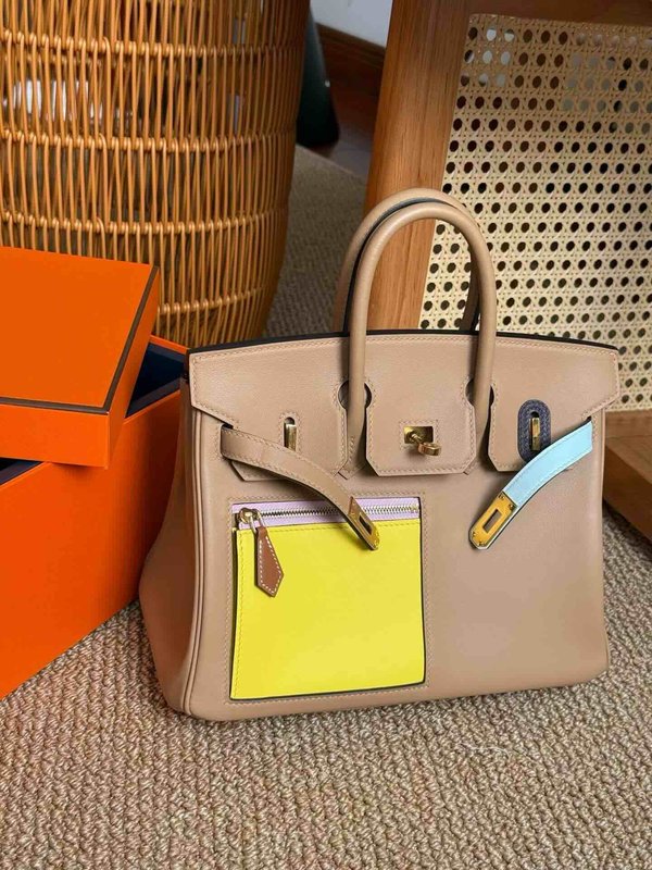 Hermès Birkin30 Colormatic Swift Milky White x Gold Hardware