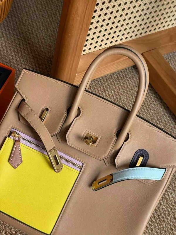 Hermès Birkin30 Colormatic Swift Milky White x Gold Hardware