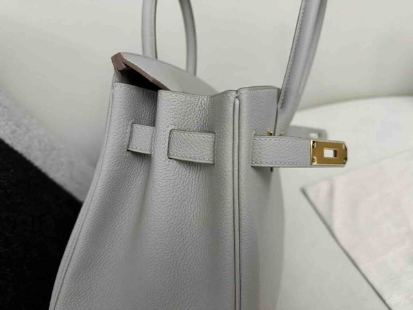 Hermès Birkin30 Togo Gris Perle x Gold Hardware