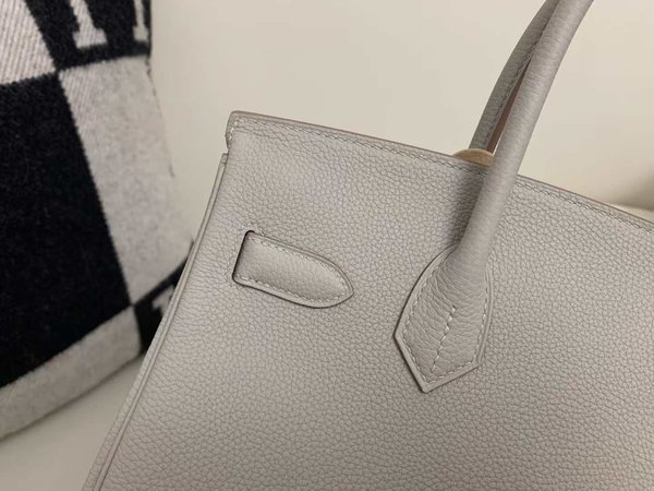 Hermès Birkin 30 Togo Gris Perle x Palladium Hardware