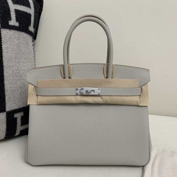 Hermès Birkin 30 Togo Gris Perle x Palladium Hardware
