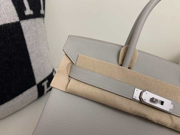 Hermès Birkin 30 Togo Gris Perle x Palladium Hardware