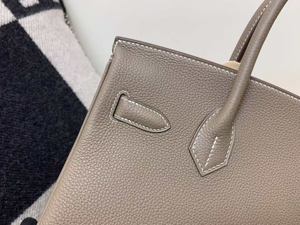 Hermès Birkin 30 Togo Etoupe x Gold Hardware