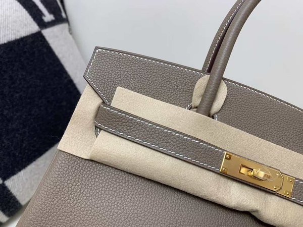 Hermès Birkin 30 Togo Etoupe x Gold Hardware