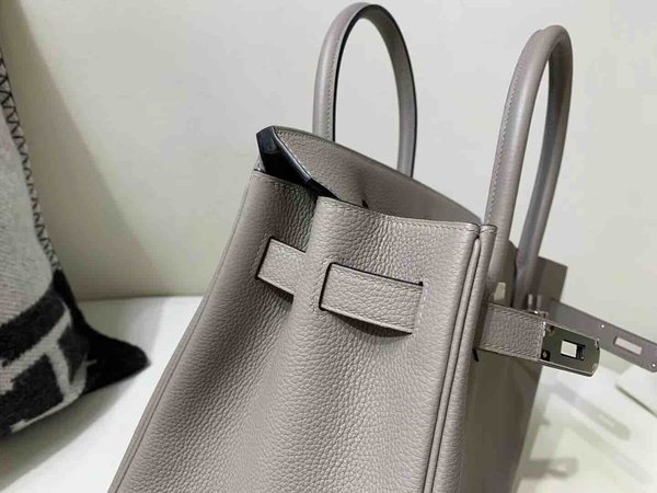 Hermès Birkin30 Togo Gris Asphalt x Gold Hardware