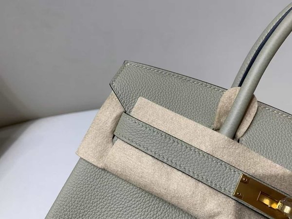 Hermès Birkin 30 Togo Sage Green x Gold Hardware
