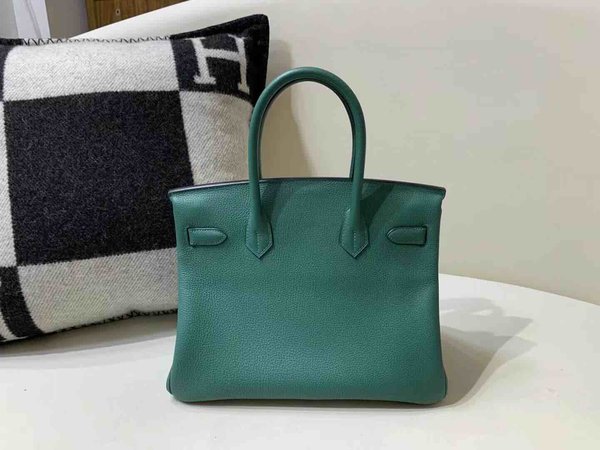 Hermès Birkin30 Togo Malachite x Gold Hardware